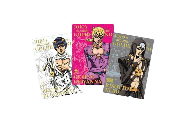 「ジョジョ」“無駄無駄無駄…！”ジョルノたちのパーソナル情報も！カード付きウエハース登場 画像