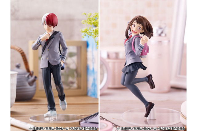 「ヒロアカ」轟とお茶子の“登校”をイメージしたフィギュアが登場！ 朝の風景を想像させる仕上がりに 画像