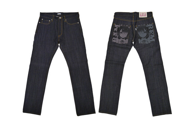「Re:ゼロ」レム＆ラムをバックポケットに…100本限定、岡山産ジーンズ登場！ 画像