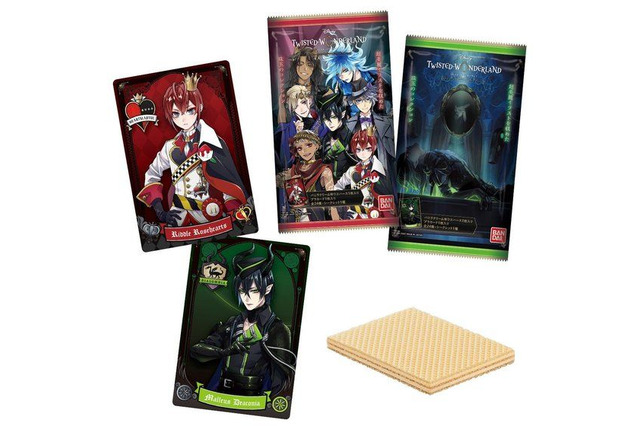 「ディズニー ツイステ」リドル、アズールら寮生のプロフィール網羅！ウエハースが2次予約開始 画像