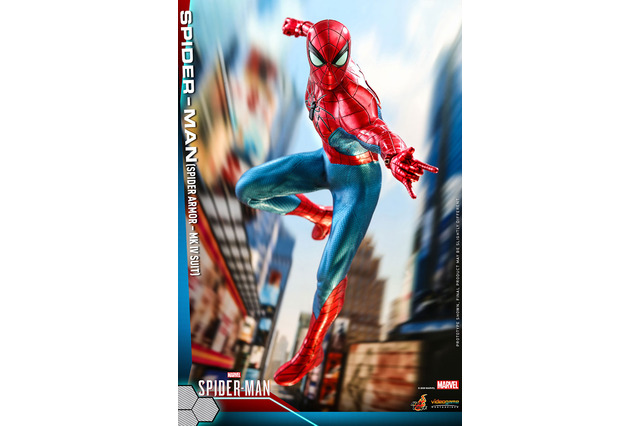 「スパイダーマン」ゲーム版“スパイダー・アーマーMK IVスーツ”姿でフィギュア化！ 可動30箇所以上のクオリティを見よ 画像