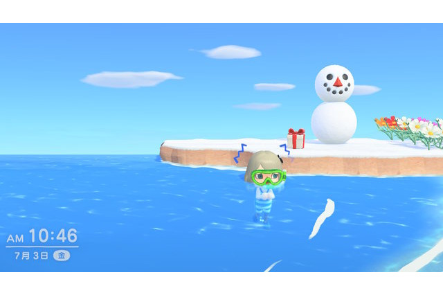 「あつまれ どうぶつの森」“冬真っ只中な南半球でも海開き！知らせを聴いた島民は何を思う？”回答発表！【大喜利】 画像