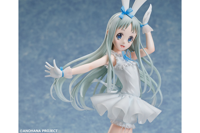 「あの花」めんまが“うさみみ姿”でぴょんぴょん！ 1/4スケールフィギュアになって登場 画像
