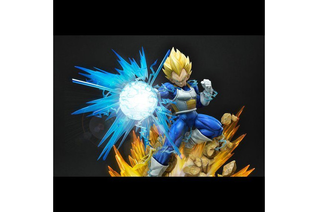 「ドラゴンボールZ」これがビッグバンアタックだ！ ベジータの全高約65cmスタチュー登場 画像