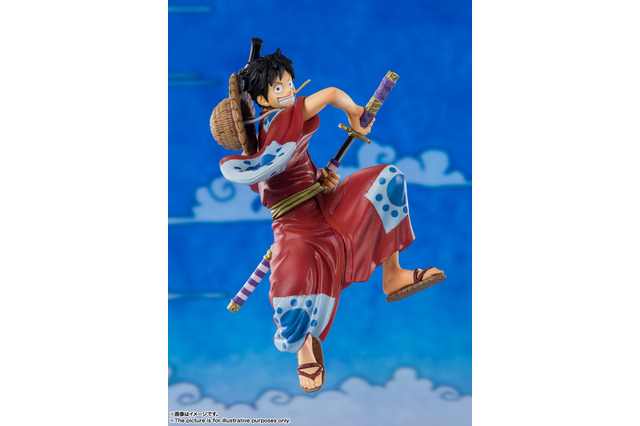 「ワンピース」ワノ国編衣装のちょんまげ姿“ルフィ太郎（ルフィ）”がフィギュア化！ 画像