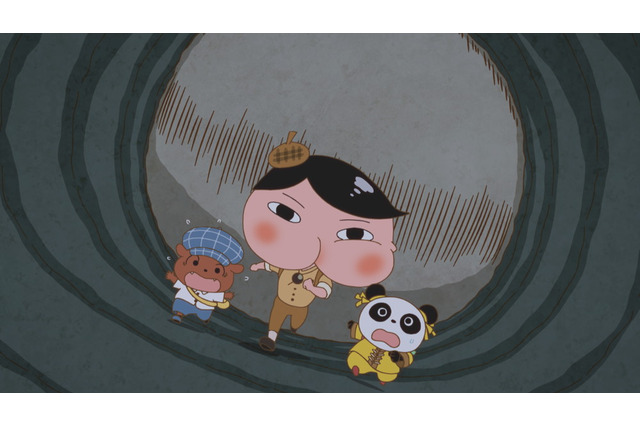 「映画おしりたんてい」大ピンチ!? フンコロガシの転がす巨大岩に襲われる！ 本編動画＆新規場面カット公開 画像