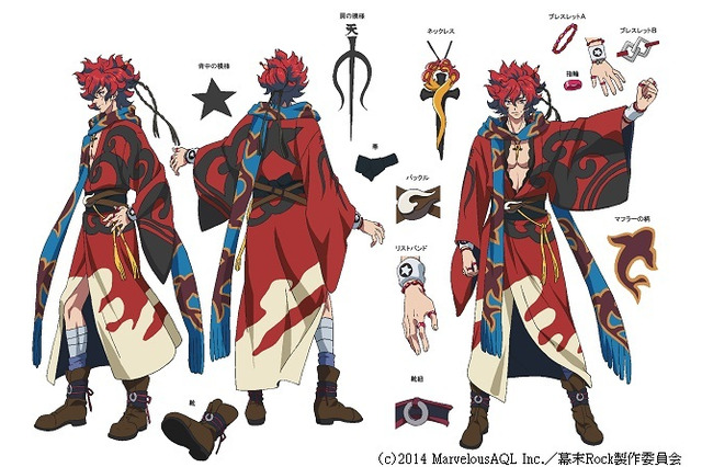 TVアニメ「幕末 Rock」 キャラ設定公開　公式サイトもリニューアルで革命まであと2ヵ月！ 画像