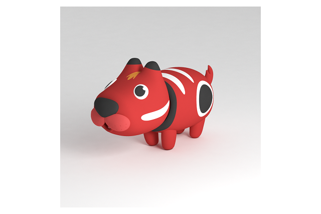 福島犬（CV：小堀友里絵）のデザインは？　“一日一犬！”　47都道府犬Ｒプロジェクト 画像