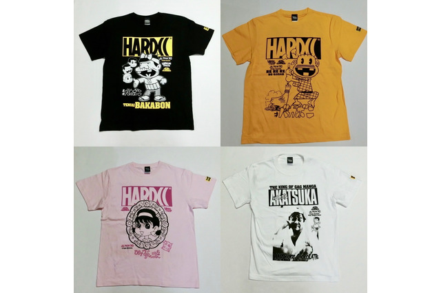 「天才バカボン」「ひみつのアッコちゃん」コラボTシャツ登場！ “ギャグの神様”赤塚不二夫×ハードコアチョコレート 画像