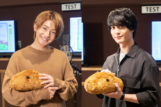 声優・梅原裕一郎＆ライダー俳優・高橋文哉「アニメ カピバラさん」に出演決定！ “心が洗われるような気がしました” 画像