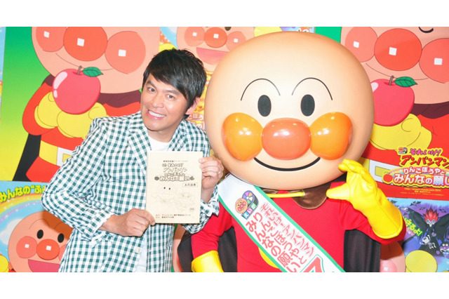 今夏の映画「アンパンマン」　ゲスト声優に岡田圭右、アフレコ収録を公開 画像