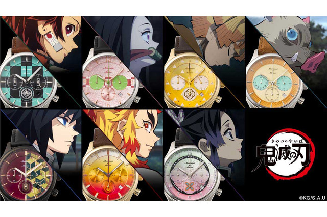 「鬼滅の刃」セレクトショップ「TiCTAC」コラボの腕時計が登場 煉獄、義勇モデルなどこだわりの全7種 画像