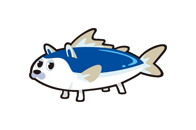 これは犬？それとも魚？　47都道府犬Ｒの紹介プロジェクト　大分犬に括目せよ！ 画像