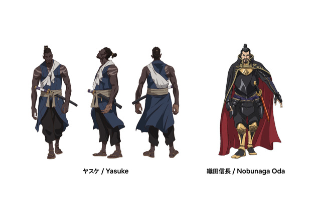 MAPPA制作のNetflixアニメ「Yasuke -ヤスケ-」キャラデザ公開！ 織田信長に実際に仕えた“アフリカ人侍”描く 画像