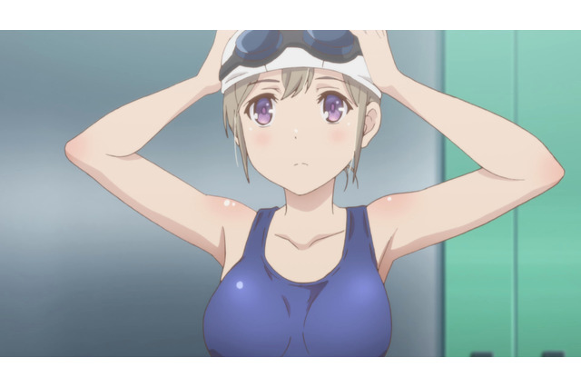 「安達としまむら」プールにやってきた。そしてサウナに向かう途中で…第4話先行カット 画像