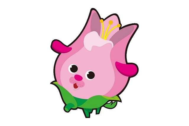 富山犬はあの花がモチーフ　「47都道府犬Ｒ」“一日一犬！”　紹介 画像