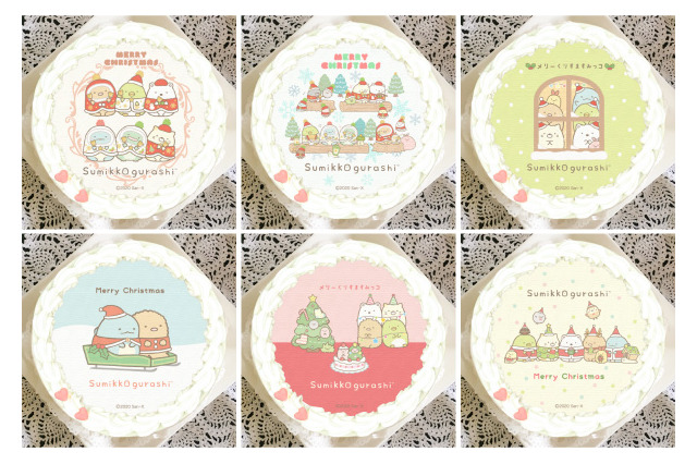 すみっコ、リラックマ、コウペンちゃん、犬と猫... 今年のクリスマスはキュートに♪ プリントケーキ予約受付中 画像