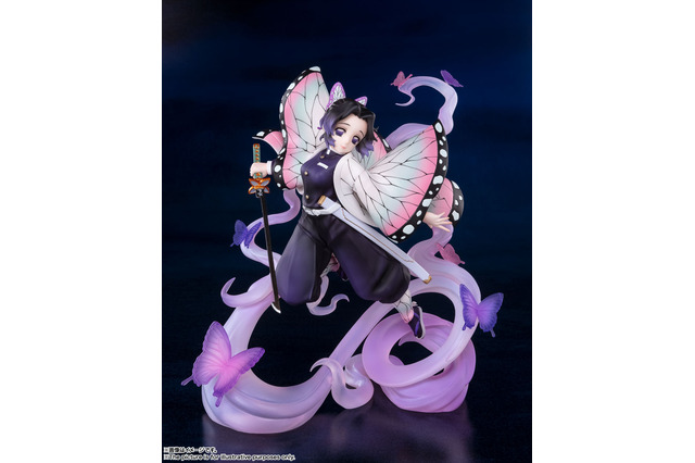 「鬼滅の刃」蟲柱・胡蝶しのぶ、ふわりと宙を舞うポーズの再現度に注目！フィギュア登場 画像