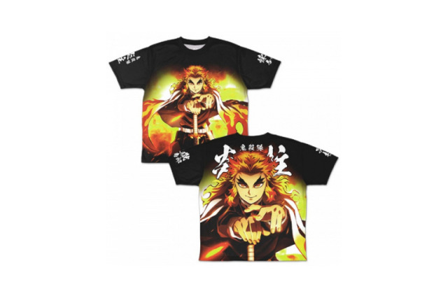 「鬼滅の刃」胸を張って生きろ――煉獄杏寿郎、猗窩座らをイメージしたTシャツ登場 画像