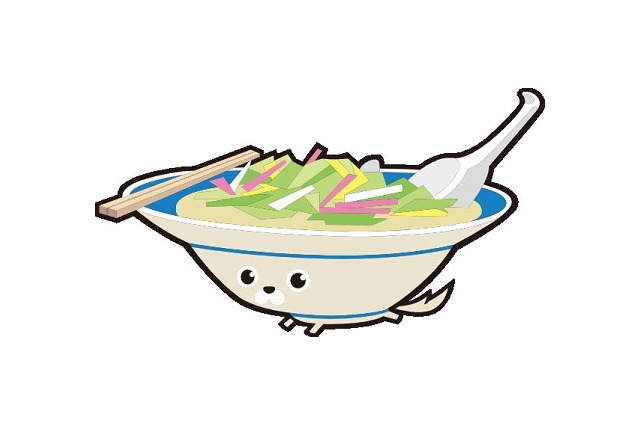 長崎名物ちゃんぽんが犬になった　一日一犬！「47都道府犬Ｒ」 画像