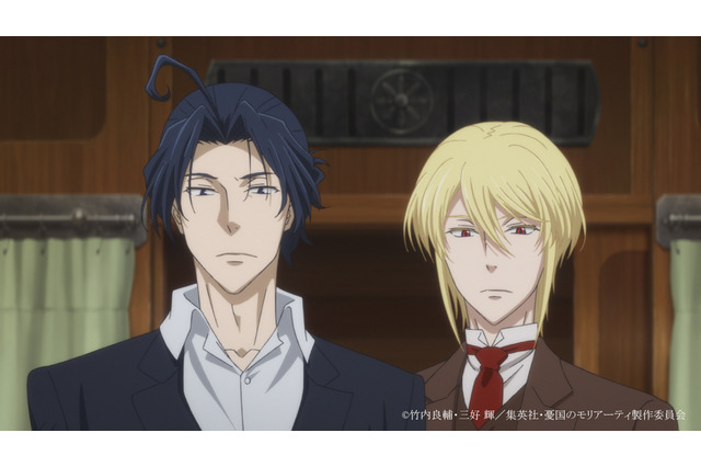 「憂国のモリアーティ」列車の中で起きた殺人事件、シャーロックは48分で犯人を見つけると宣言し…＃11先行カット 画像