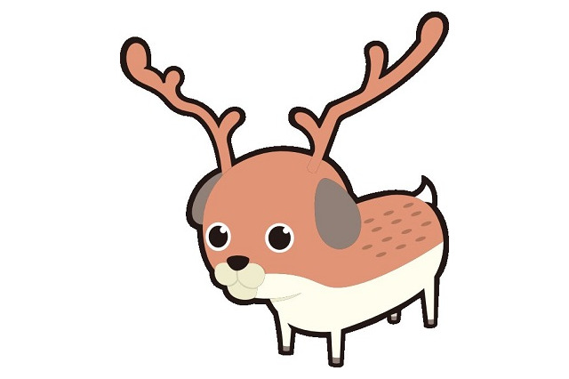 鹿？それとも犬、奈良犬が登場　「47都道府犬Ｒ」“一日一犬！” 画像