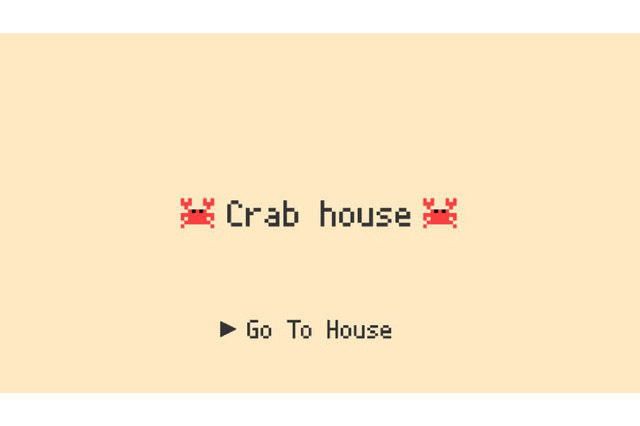 Clubhouse…ならぬ“Crabhouse”が爆誕！ ドットライクなカニたちのシュールなセリフに癒される… 画像