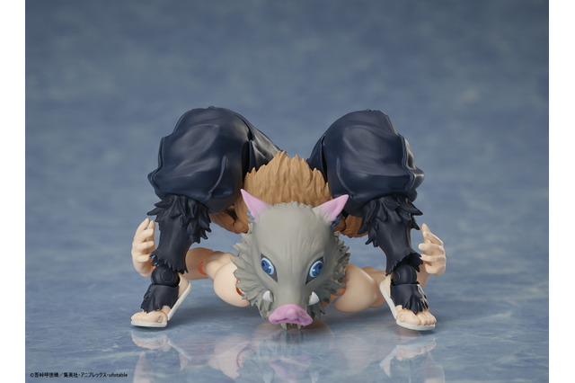 「鬼滅の刃」伊之助が1/12スケールのアクションフィギュアに 被り物や素顔など多彩なパーツが付属 画像