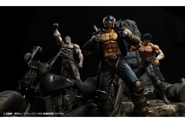 「北斗の拳」よくできた台座～～～～!! 世界観を表現したジャギ専用のフィギュア台座「バイクベース」登場 画像