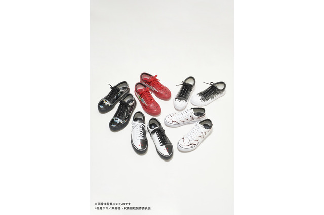 「呪術廻戦」虎杖悠仁、五条悟らモデルのスニーカー登場！ デザイナーMIKIO SUZUKIとコラボ 画像