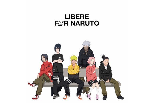 「NARUTO」ナルト、サスケたちが“ストリート忍者スタイル”に！ ハイエンドストリートブランド「LIBERE」とコラボ 画像