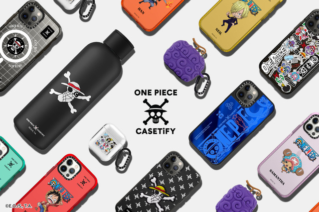 「ワンピース」“麦わらの一味”デザインのiPhoneケースや、“ゴムゴムの実”AirPodsケースが登場！ CASETiFYとコラボ 画像