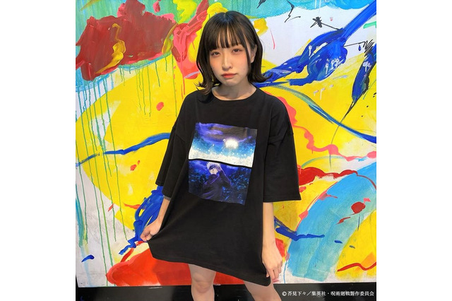 「呪術廻戦」五条先生の“領域展開シーン”などをデザイン！「ヴィレッジヴァンガード」コラボTシャツ6種登場 画像