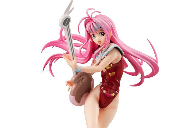 「マクロス7」ヒロイン“ミレーヌ・ジーナス”のフィギュア登場！愛用ベース＆銀河毛長ネズミのグババも♪ 画像