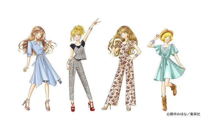 「GALS!!×CECIL McBEE」寿蘭、本多マミらが作中で着用したアパレルアイテムが登場！ 作者・藤井みほなのコメントも到着 画像