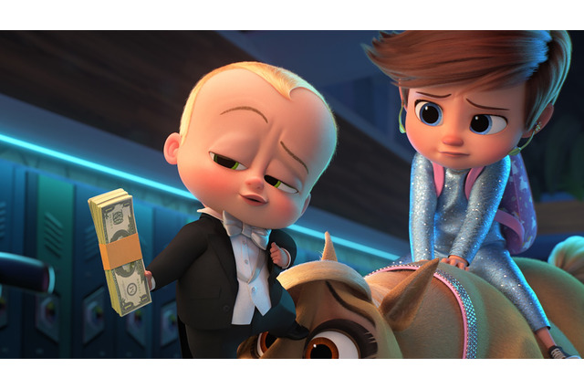 「ボス・ベイビー」キュートな赤ちゃんが不敵な顔で札束を!? ギャップ萌え健在の場面写真が一挙公開 画像