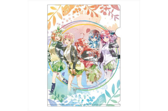「五等分の花嫁∬」5つ子の“水彩アート”デザインが涼しげ♪最新グッズ続々！ クリアファイル、パスケース、缶バッジなど 画像