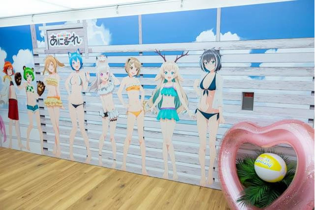 「あにまーれ」「ハニスト」らが水着姿で大集合！ ポップアップストア「ななしいんく ばけ～しょん！」フォトレポート 画像