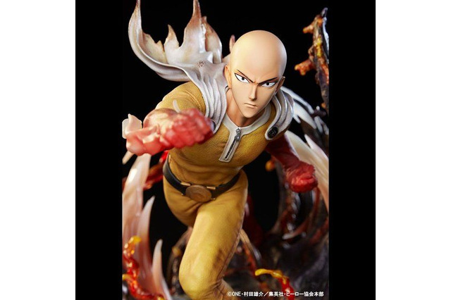 「ワンパンマン」サイタマ、全長約55センチ・価格9万円超のビッグスタチューフィギュア登場！ 圧倒的な迫力を見よ 画像