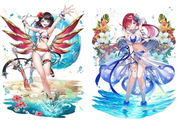 「白猫プロジェクト」水着イベント開催！ ミトラ（CV:伊藤美来）や、アピス（CV:高木渉）が無人島で共同生活!? 画像