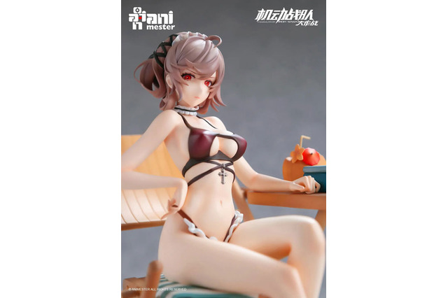 冷たい目もセクシー！水着美女と夏のバカンス♪「機動戦隊アイアンサーガ」ジュディス、1/7スケールフィギュア化 画像