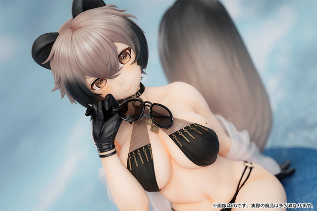 小ぶりなくちびると胸元のホクロがセクシー！「ケモミミ学園」林志野リリがフィギュア化 画像