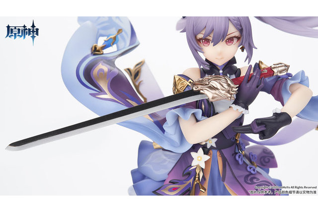 「原神」刻晴がフィギュア化！ あどけなさ残る顔つき、剣を構える凛としたポーズが魅力的 画像