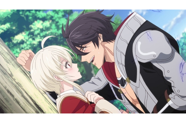 秋アニメ「魔王イブロギアに身を捧げよ」思わず求愛!? 壁ドンし、顔を寄せて―― 第3話先行カット 画像