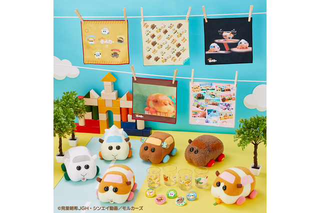 「PUI PUI モルカー」一番くじに初登場！ ぬいぐるみ、ししゅう缶バッジ、ハンドタオルなどが景品に 画像