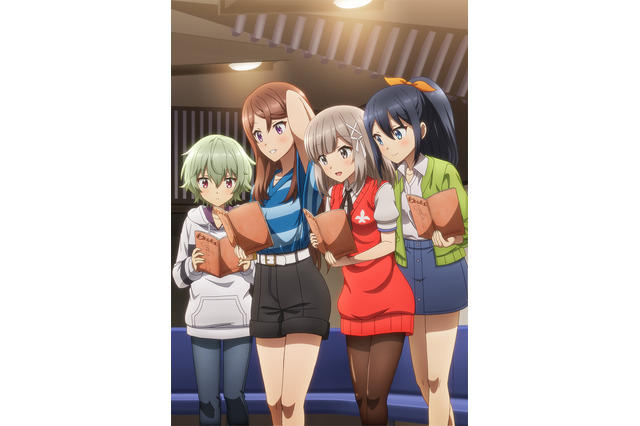 声優育成ゲーム原作「CUE!」アフレコとライブの舞台裏を描いた、アニメ新キービジュアル2種公開！ 画像