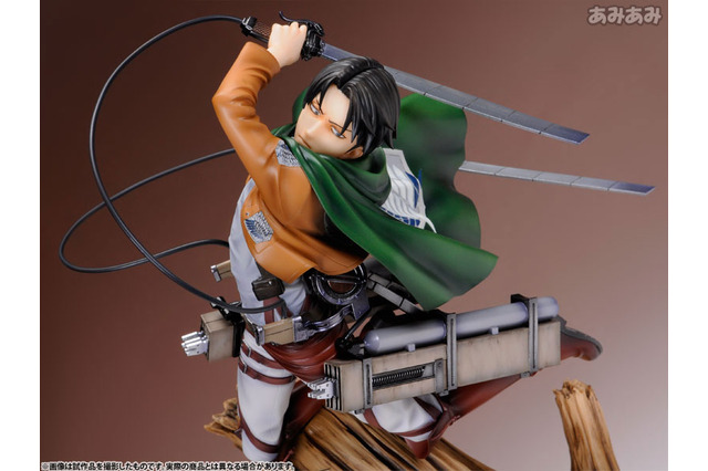 「進撃の巨人」リヴァイの人気フィギュアが再登場 立体機動装置も細かく再現 画像