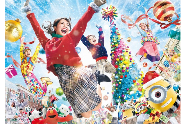【USJ】20周年のクリスマス・イベント開催！2年ぶりのクリスマス・ツリーも登場♪ 画像