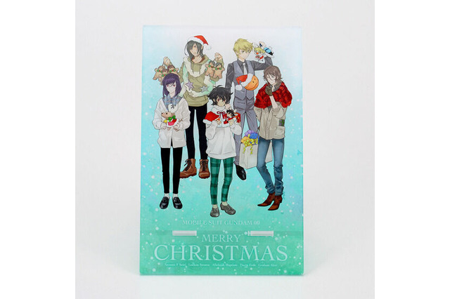 「ガンダム00」クリスマスは推しと一緒に♪ 刹那、ティエリアら描き起こしイラストグッズ登場 画像