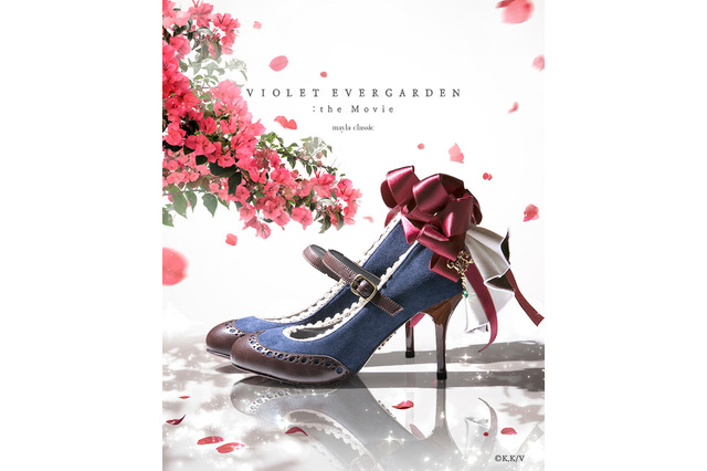「ヴァイオレット・エヴァーガーデン」ヴァイオレットの姿を表現！コラボシューズが再販 画像